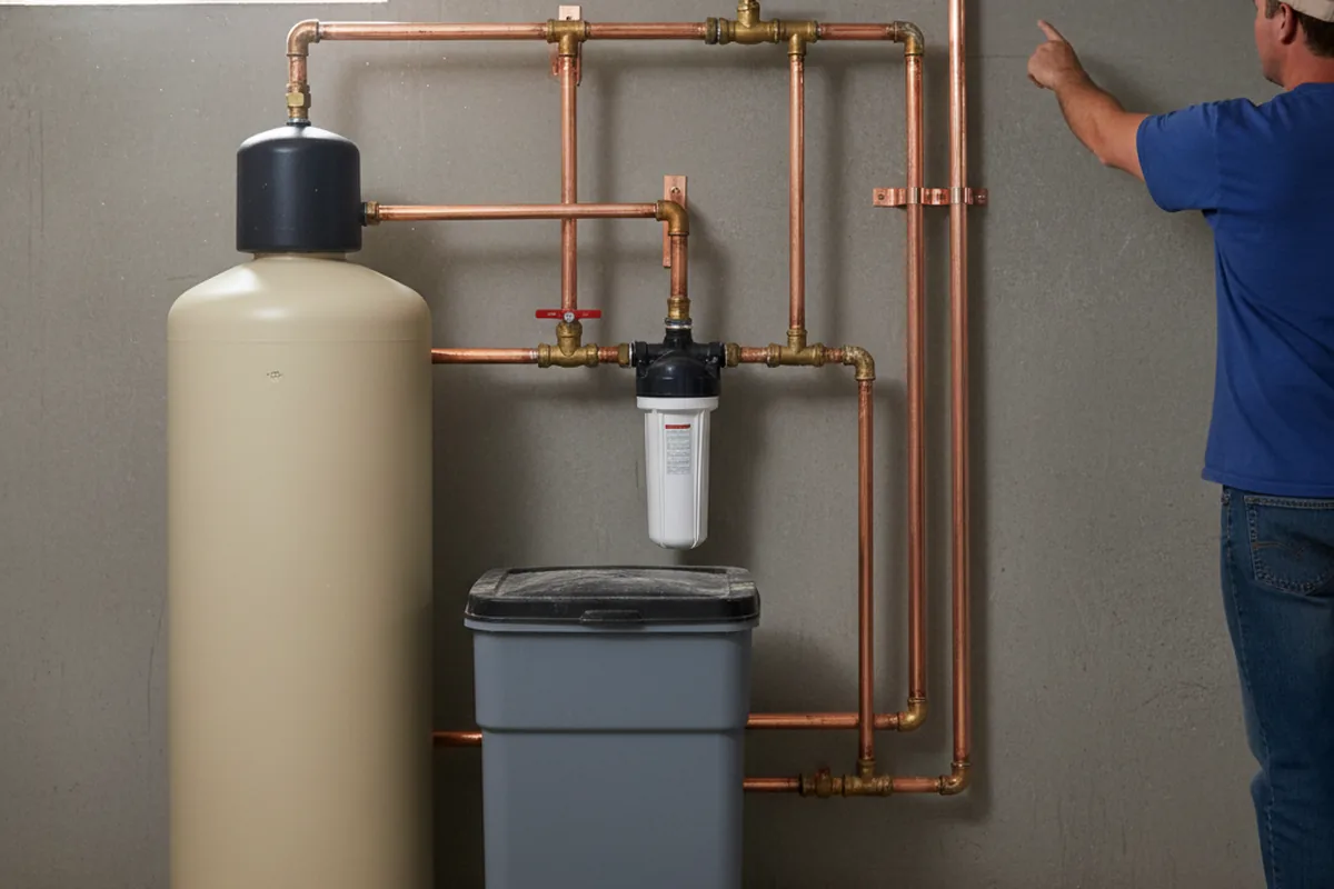 Whole-house water treatment system installed in Weldon